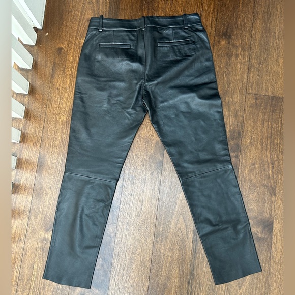 Nili Lotan Montauk Leather straight leg pants. Size 2. - Picture 5 of 16